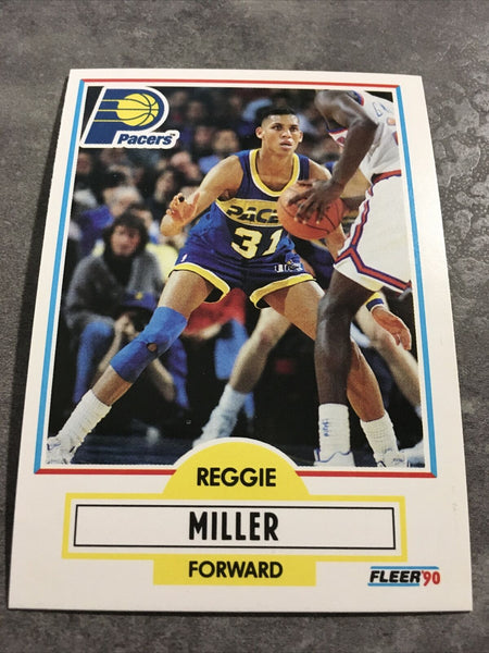 Reggie Miller Pacers 1990-1991 Fleer #78