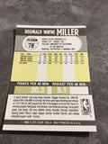 Reggie Miller Pacers 1990-1991 Fleer #78
