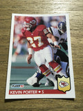 Kevin Porter Chiefs 1992 Fleer #179