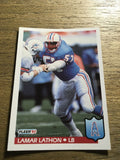 Lamar Lathon Oilers 1992 Fleer #149