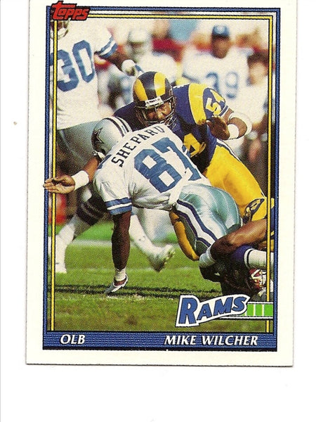Mike Wilcher Rams 1991 Topps #533