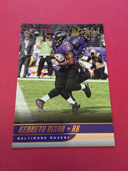 Kenneth Dixon Ravens 2017 Certified Cuts #78