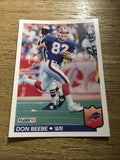 Don Beebe Bills 1992 Fleer #19