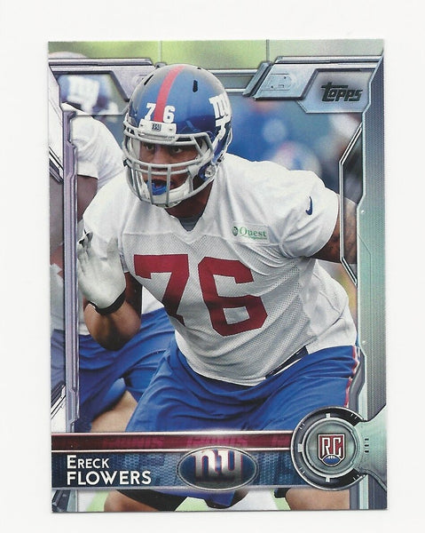 Ereck Flowers Giants 2015 Topps Rookie #396
