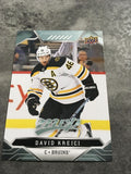 David Krejci Bruins 2019-2020 Upper Deck MVP #188