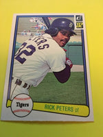 Rick Peters Tigers 1982 Donruss #155