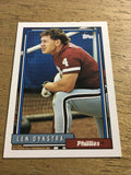 Len Dykstra Phillies 1992 Topps #200