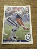 Duane Bickett Colts 1992 Fleer #160