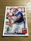 Leon Seals Bills 1992 Fleer #30