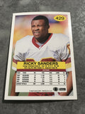 Ricky Sanders Redskins 1992 Fleer #429