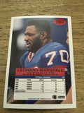Leonard Marshall Giants 1992 Fleer #297