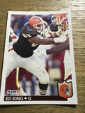 Ed King Browns 1992 Fleer #71