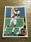 Eddie Brown Bengals 1992 Fleer #53