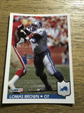 Lomas Brown Lions 1992 Fleer #111