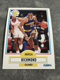 Mitch Richmond Warriors 1990-1991 Fleer #67