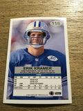 Erik Kramer Lions 1992 Fleer #118