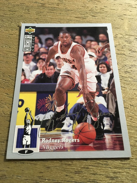 Rodney Rogers Nuggets 1994-1995 UD Collector's Choice Silver Script #154