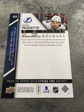 Cedric Paquette Lightning 2015-2016 Upper Deck #422