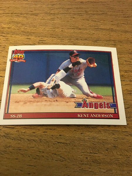 Kent Anderson Angels 1991 Topps #667