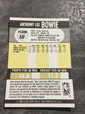 Anthony Bowie Rockets 1990-1991 Fleer #69