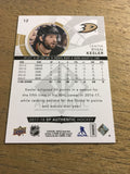 Ryan Kesler Ducks 2017-2018 SP Authentic #12