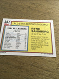 Ryne Sandberg Cubs 1992 Topps All Star #387