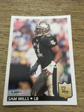 Sam Mills Saints 1992 Fleer #282