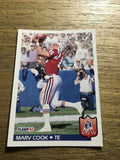 Marv Cook Patriots 1992 Fleer #257