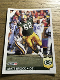 Matt Brock Packers 1992 Fleer #127