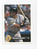 Orlando Merced Pirates 1993 Donruss #282