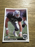 Scott Davis Raiders 1992 Fleer #192