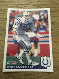 Scott Radecic Colts 1992 Fleer #166