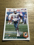 Jeff Cross Dolphins 1992 Fleer#225