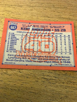 Kent Anderson Angels 1991 Topps #667