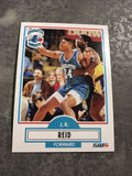 J.R Reid Hornets 1990-1991 Fleer #20