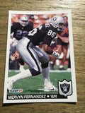 Mervyn Fernandez Raiders 1992 Fleer #194