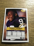 Henry Thomas Vikings 1992 Fleer #252