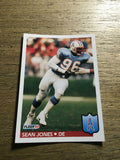 Sean Jones Oilers 1992 Fleer #148