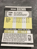 Michael Brown Jazz 1990-1991 Fleer #183