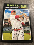 Cesar Hernandez Phillies 2020 Topps Heritage #136