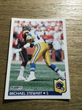 Michael Stewart Rams 1992 Fleer #219