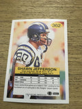 Shawn Jefferson Chargers 1992 Fleer #362