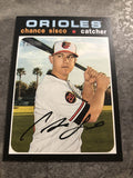 Chance Sisco Orioles 2020 Topps Heritage #357