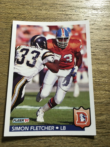 Simon Fletcher Broncos 1992 Fleer #95