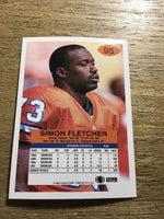 Simon Fletcher Broncos 1992 Fleer #95