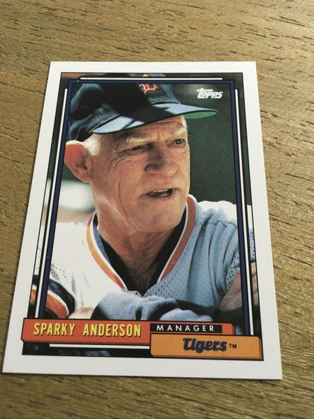 Sparky Anderson Tigers 1992 Topps #381