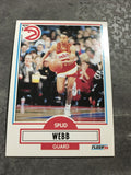 Spud Webb Hawks 1990-1991 Fleer #5