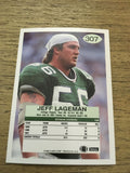 Jeff Lageman Jets 1992 Fleer #307