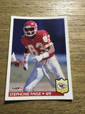 Stephone Paige Chiefs 1992 Fleer #177