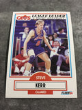 Steve Kerr Cavaliers 1990-1991 Fleer League Leader #34